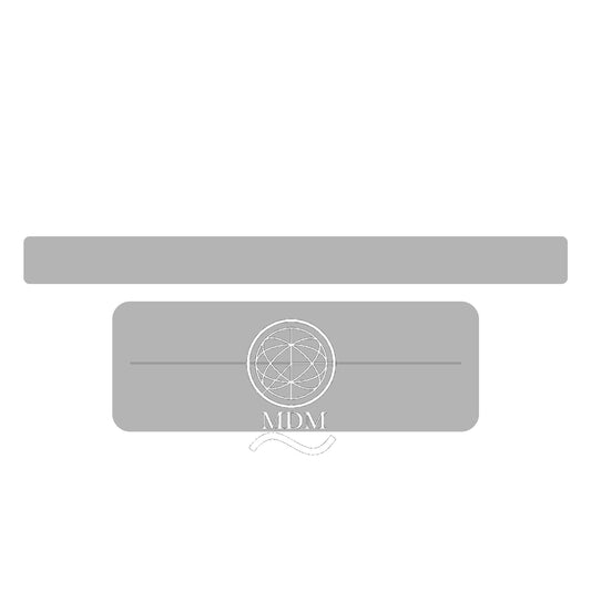 MDM Official – Riñonera gris con logo blanco oficial / MDM Official – Grey waist bag with official white logo